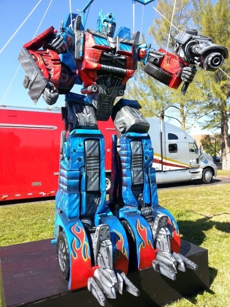 Transformers Optimus Prime Foam Sculpture 12FT Tall Replica For Sale  (1 of 4)